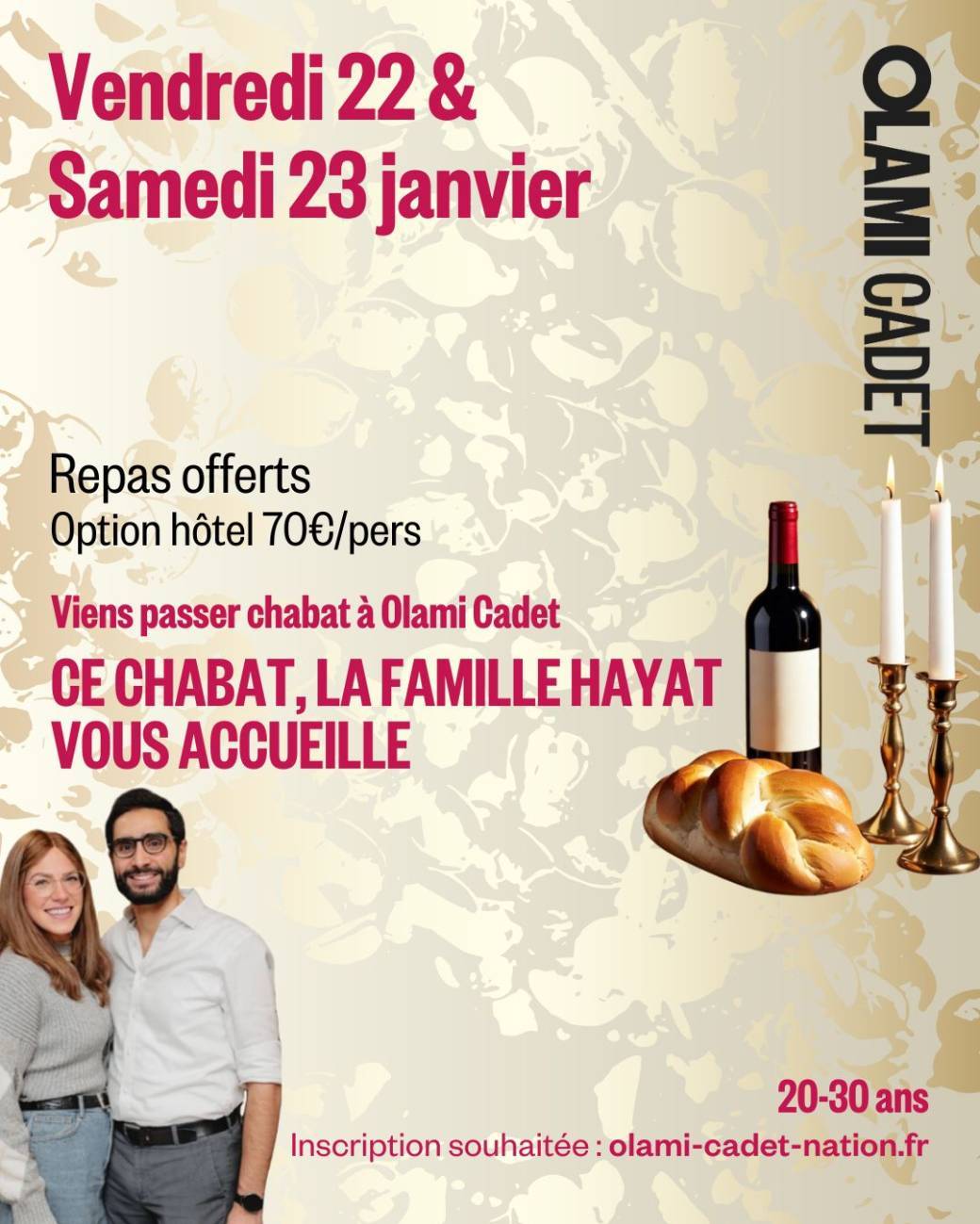 Chabat avec les Hayat - 23 & 24/01 