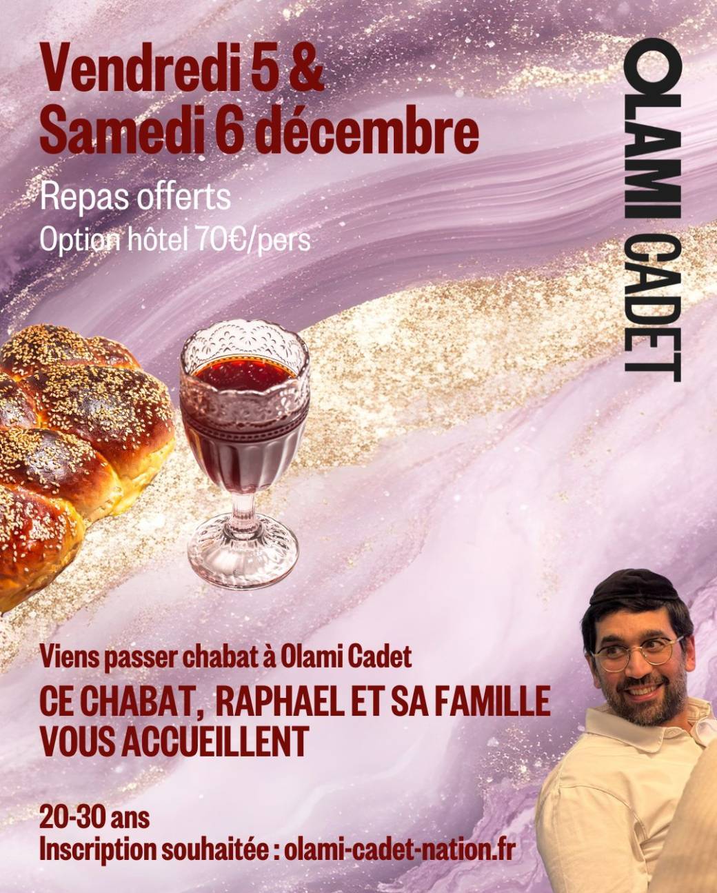 Chabat avec Raphael et sa famille 