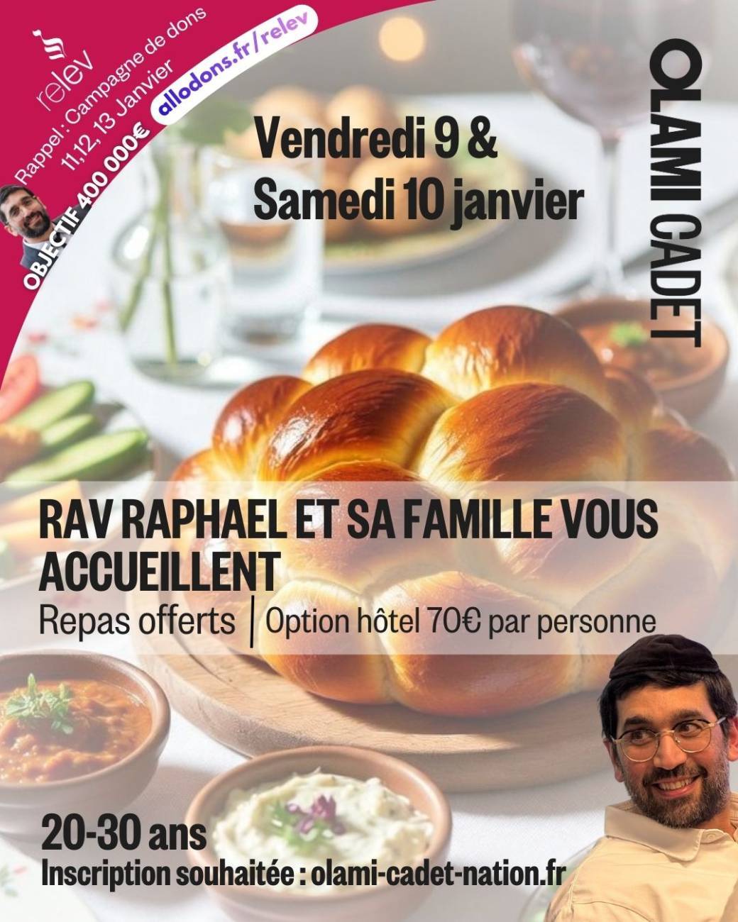 Chabat avec Raphael et sa famille 