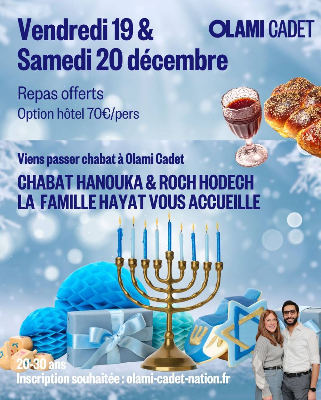 Chabat Hanouka avec les Hayat 