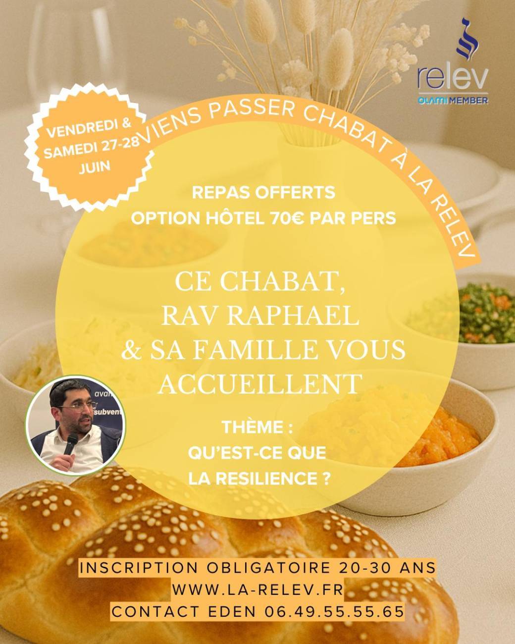 Chabat Rav Raphaël & sa famille
