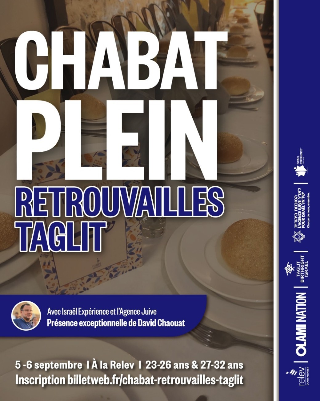 Chabat retrouvailles Taglit avec David Chaouat