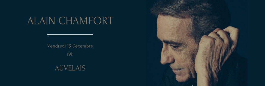 Alain Chamfort - Concert à Auvelais