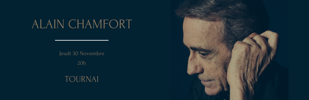Alain Chamfort - Concert à Tournai