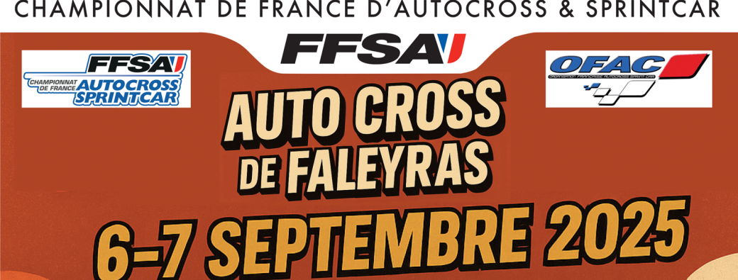 Championnat de France Autocross et Sprintcars 2025 Faleyras