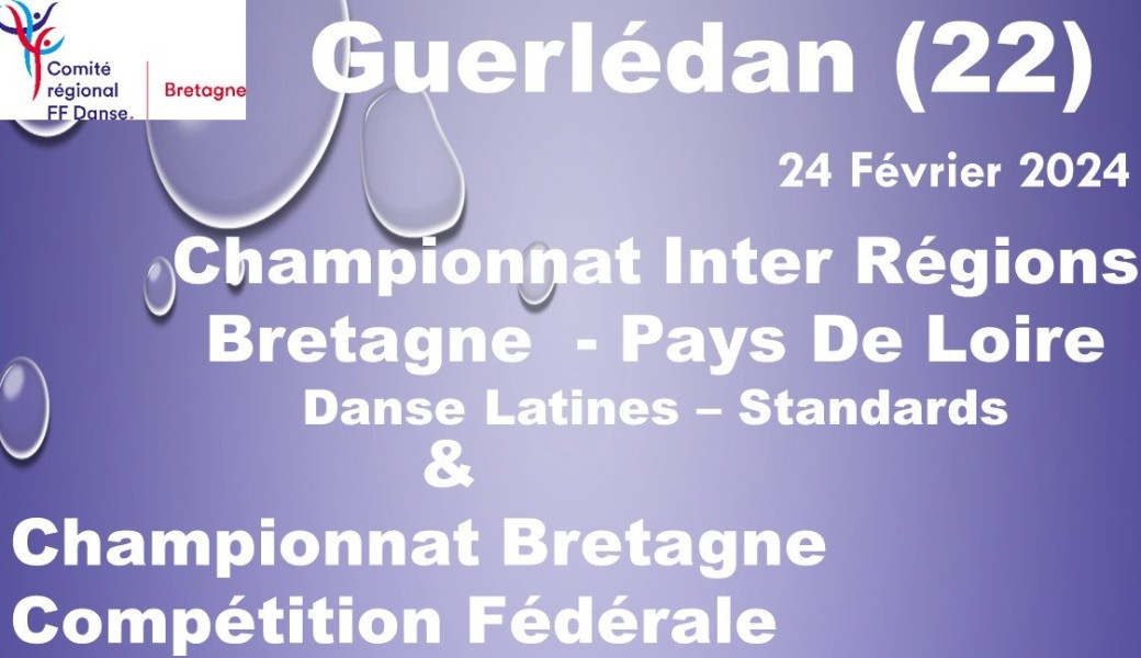 Championnat Inter Régions Bretagne Pays De Loire Latines - Standards et championnat Bretagne Rock