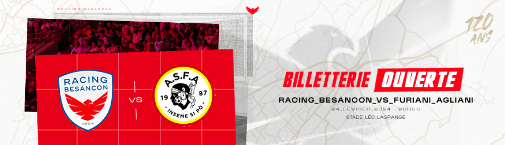 NATIONAL 2 - J17 : RACING BESANCON - FURIANI AGLIANI