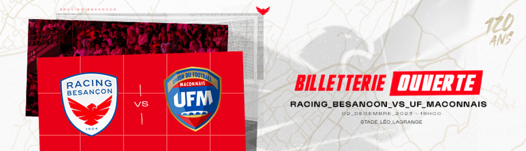 NATIONAL 2 (23/24) : RACING BESANCON - UF MACONNAIS