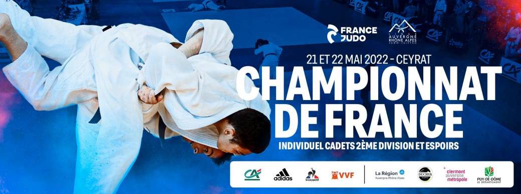 Championnats de France individuels cadets 2ème division et espoirs 2022