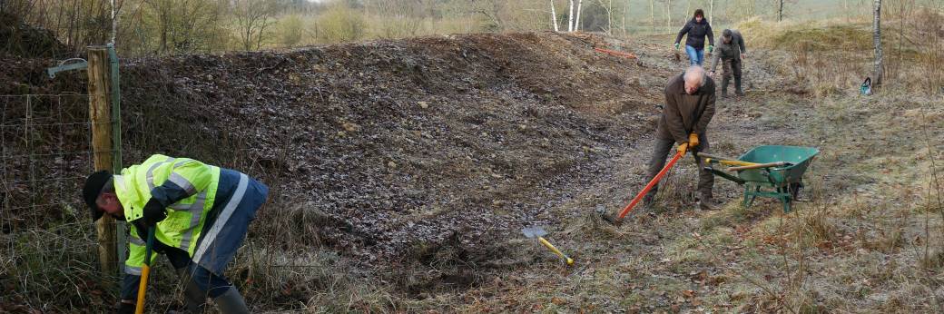 Chantier nature sur la pelouse des Houles Blanches 14/02/2026