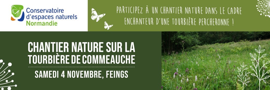 Chantier nature sur la tourbière de Commeauche