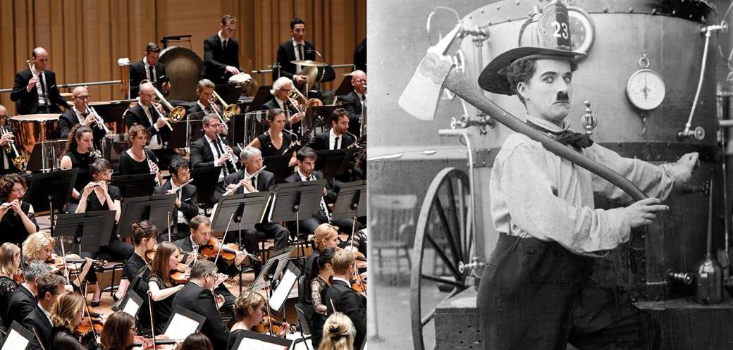 Charlot joue en concert