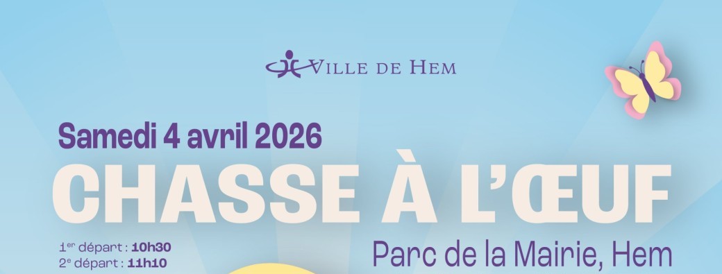 Chasse à l'oeuf 2026