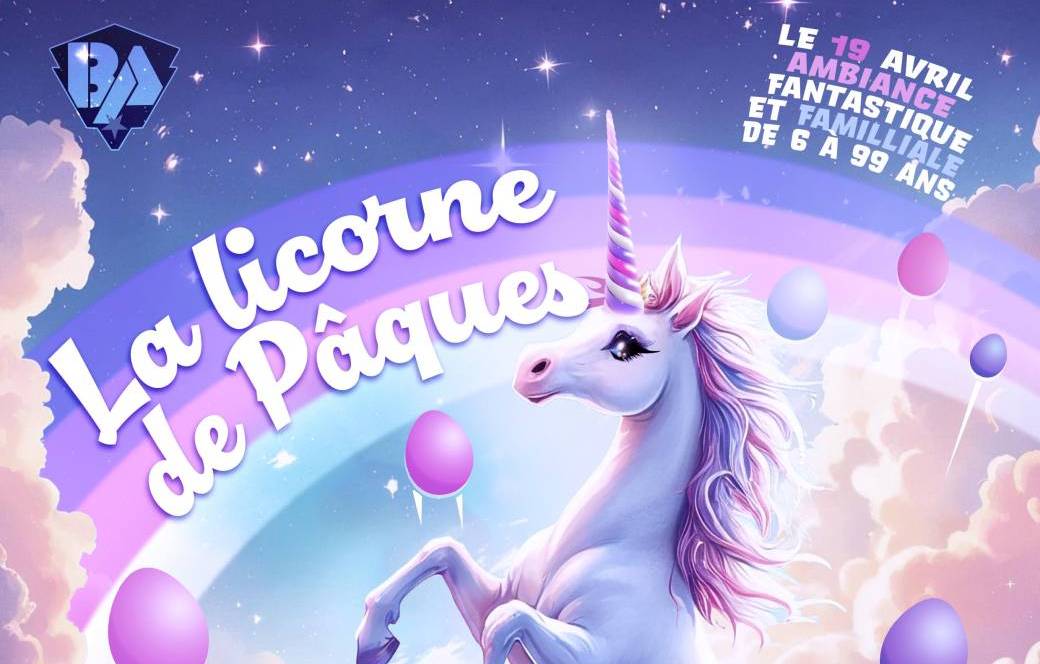 Chasse à l'œuf : La Licorne de Pâques