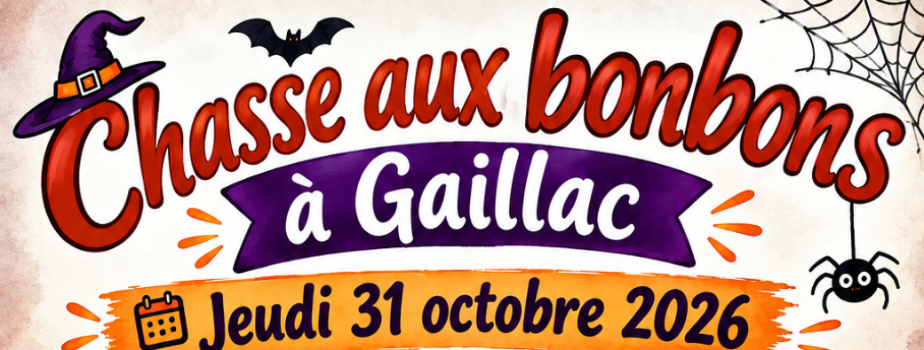 Chasse au bonbons Halloween 2026