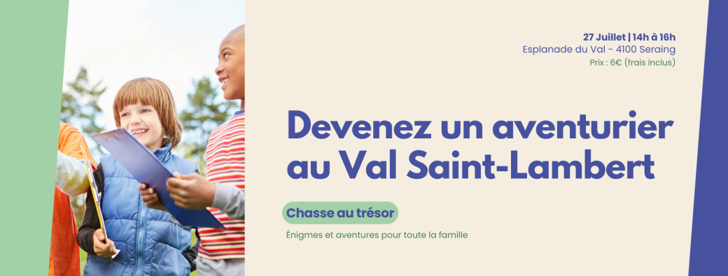 Chasse au trésor au Val Saint-Lambert
