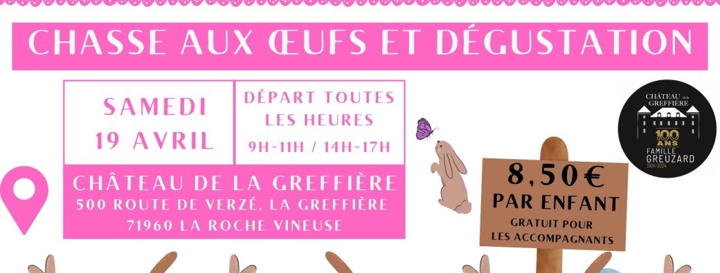 Chasse aux Œufs au Château de la Greffière
