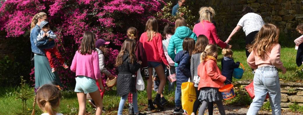 Chasse aux oeufs au Manoir du Stang