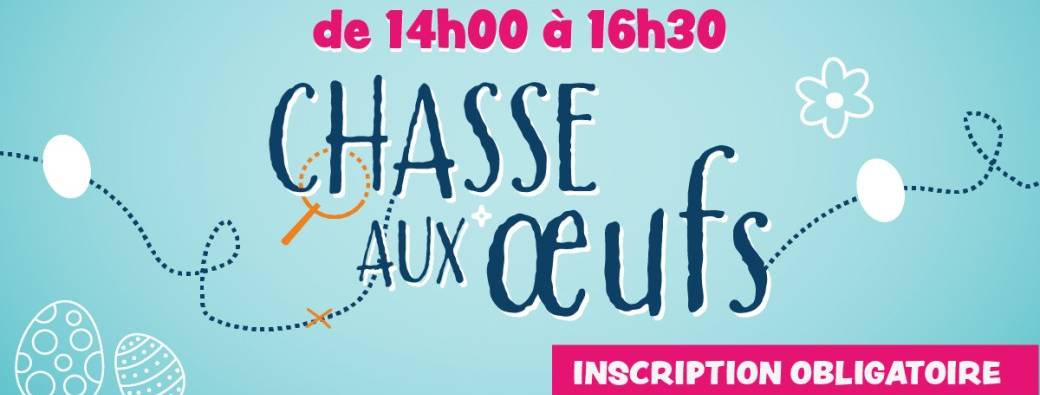 Chasse aux oeufs de Pâques 2026