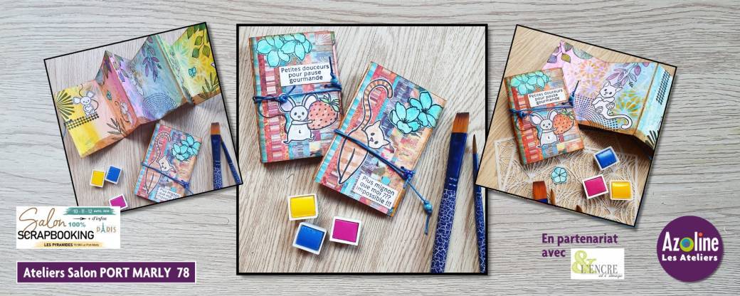 Salon SCRAP - Atelier “Chats ou souris” - Port Marly 78