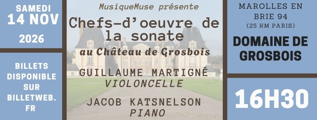 Chefs-d'oeuvre de la sonate au Château de Grosbois