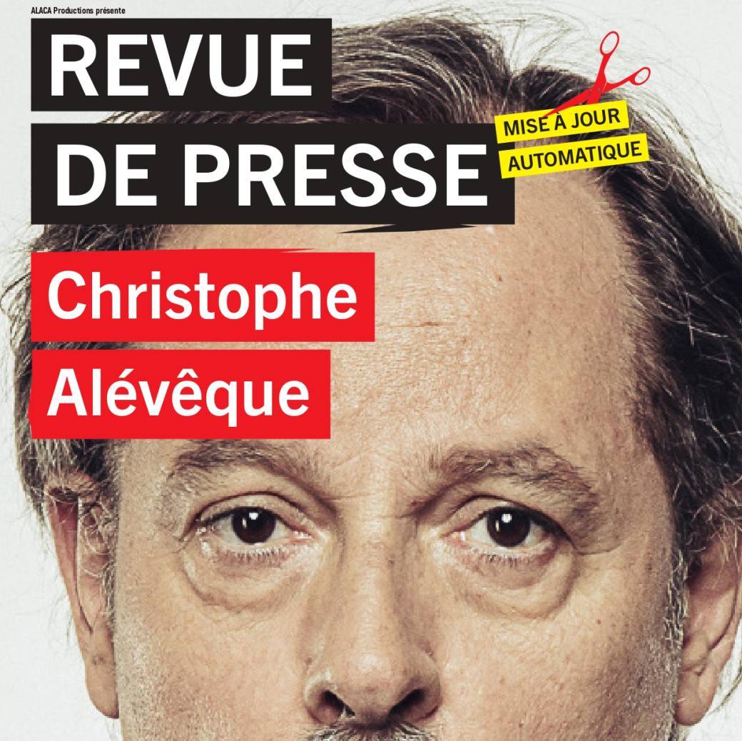 Christophe Alévêque dans Revue de presse
