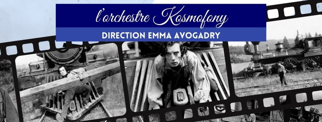 Ciné-concert | Le Mécano de la Générale par l'orchestre Kosmophony