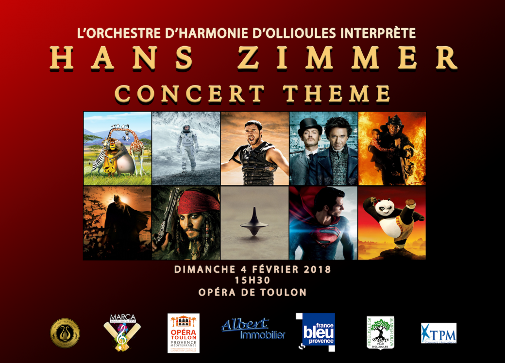 CONCERT THEME - HANS ZIMMER - ORCHESTRE D'HARMONIE D'OLLIOULES