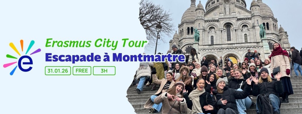 CIR310126 I Erasmus Walk Free City Tour : Escapade Bohème à Montmartre
