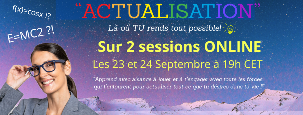 Classe "ACTUALISATION" ONLINE sur 2 soirées