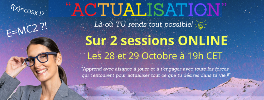 Classe "ACTUALISATION" ONLINE sur 2 soirées