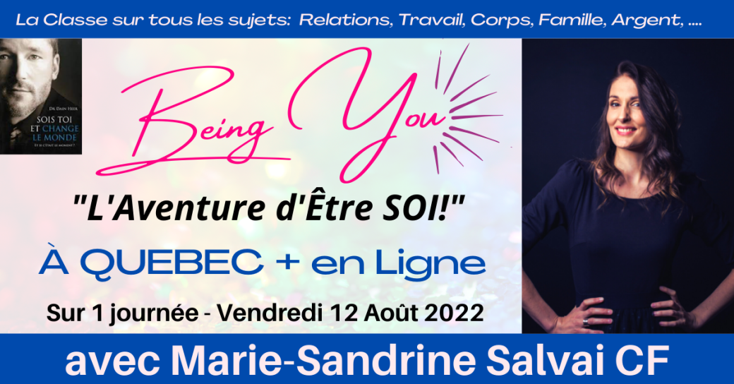 Classe Being You - L'Aventure d'Être Soi" au Quebec +  en Ligne