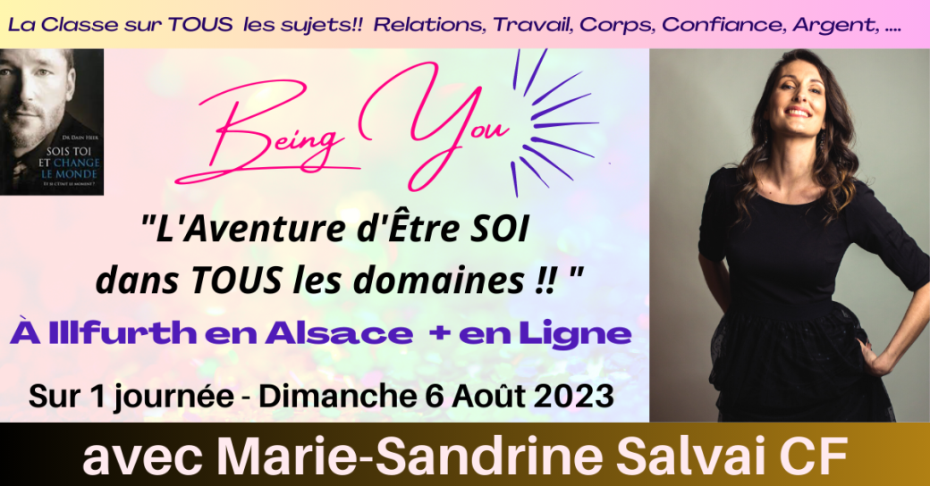 Classe BEING YOU - L'Aventure d'Être Soi dans TOUS les domaines!!
