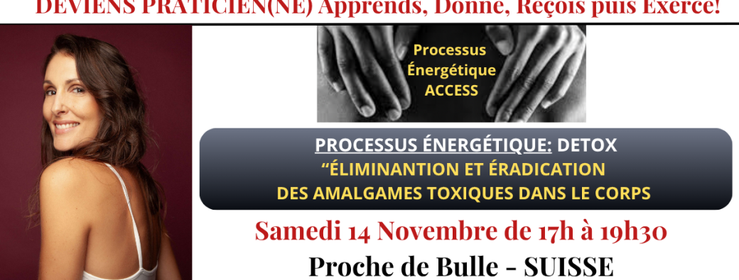Formation au processus énergétique corporel DETOX d'Access Consciousness