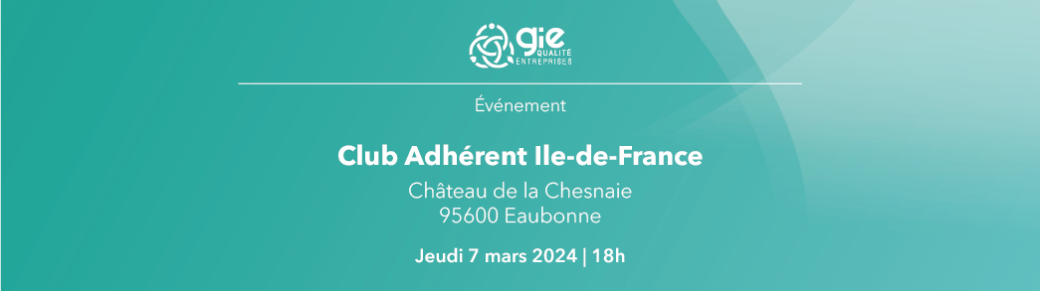 Club Adhérents Ile-de-France
