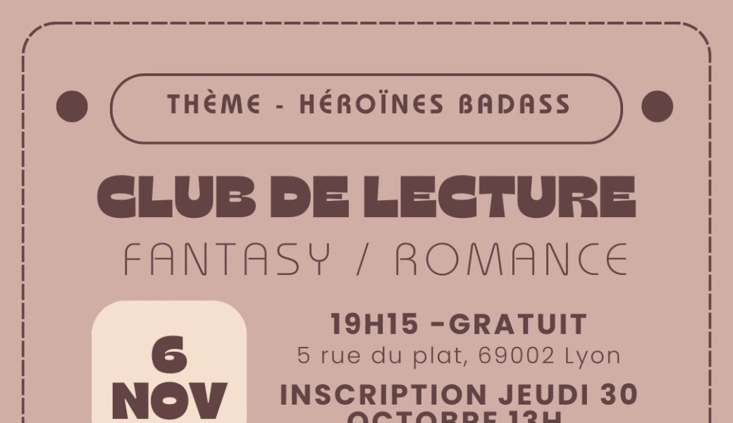 Club de lecture - Héroïne badass
