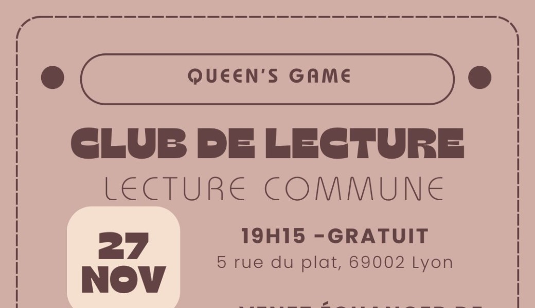 Club de lecture - Queen's game