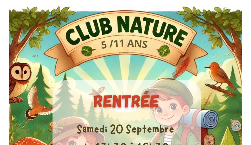 Club Nature Le chef cuisto de la forêt