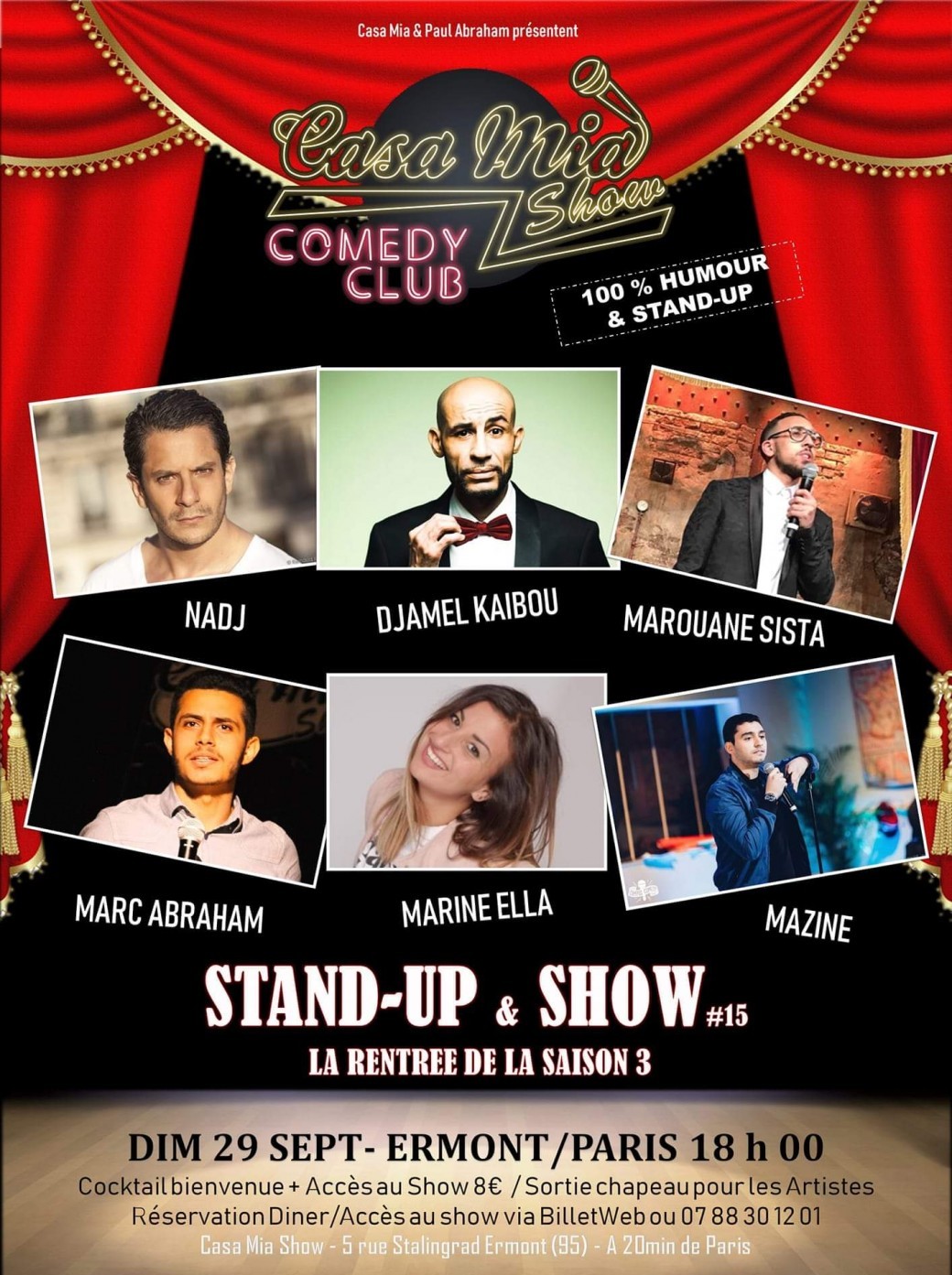 CM StandUp & Show #15 LA RENTREE !