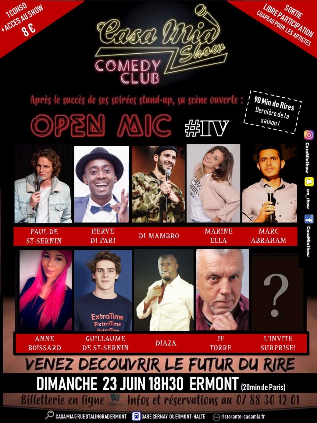 Open-Mic #4 CMS Comedy Club 