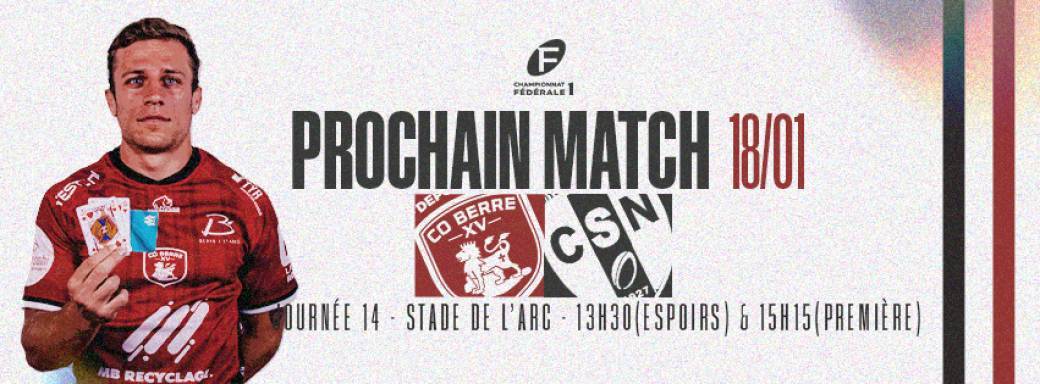 CO Berre XV vs CS Nuiton