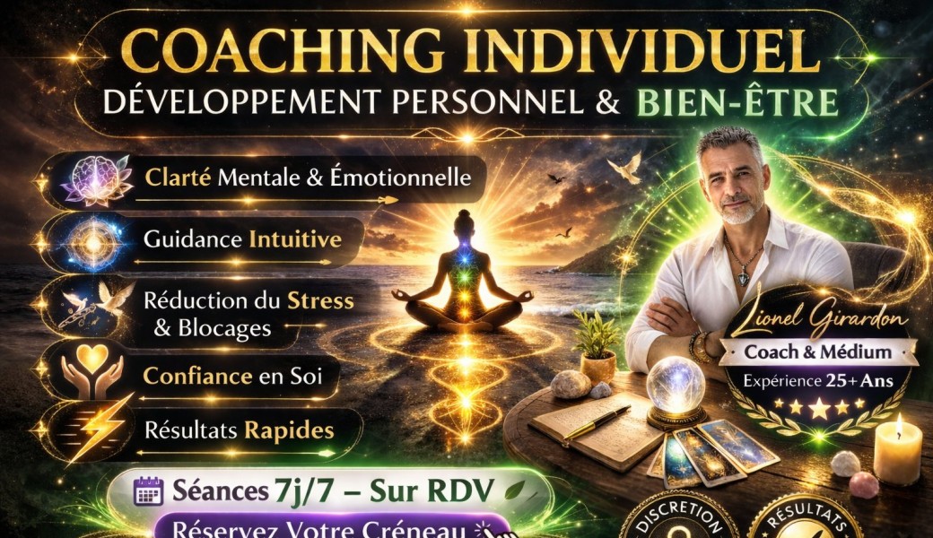 Coaching individuel – Développement personnel & bien-être