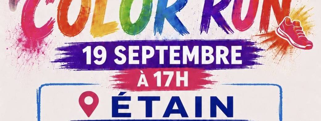 COLOR RUN D'ÉTAIN