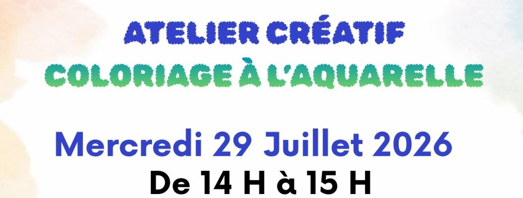 Coloriage à l'aquarelle