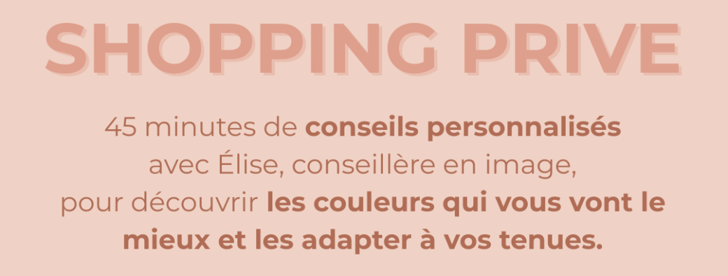 Colorimétrie et shopping privé