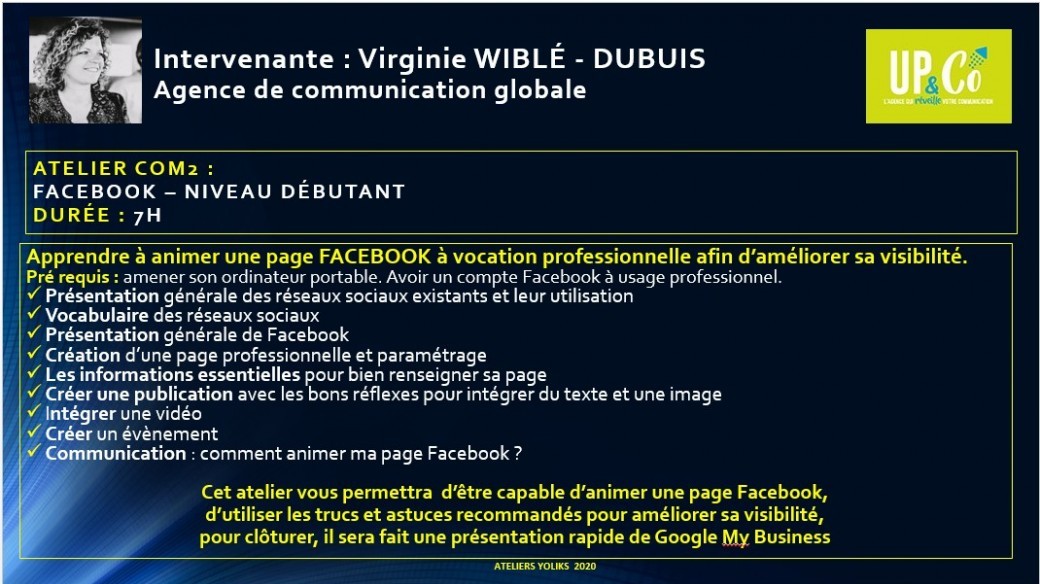 COM2 - FACEBOOK - Niveau débutant