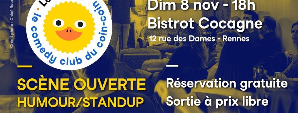 Comedy Club au Bistrot Cocagne ! - 8 novembre