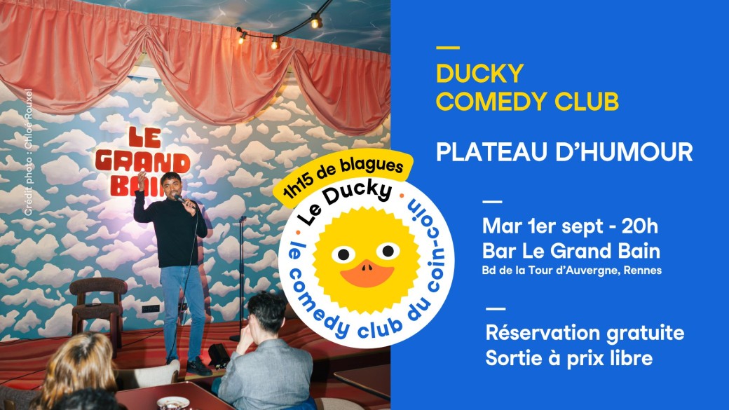 Comedy Club au Grand Bain ! - 1er septembre