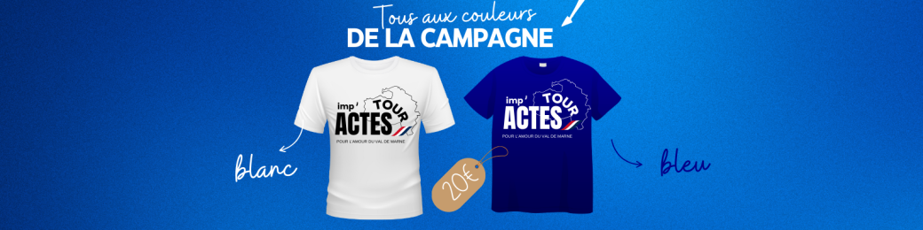 Commande de t-shirts Tour imp'A.C.T.E.S