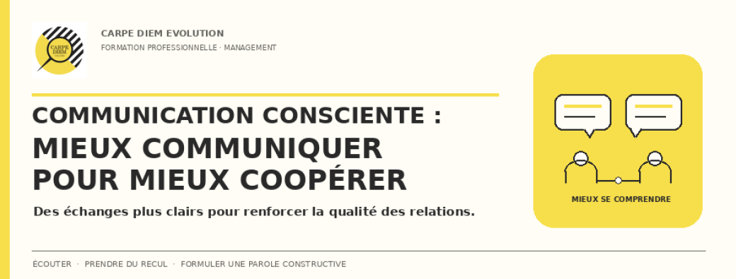 Communication consciente : mieux communiquer pour mieux coopérer